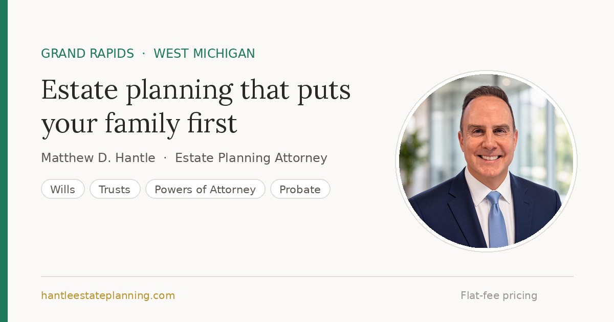 Preview of the Michigan Estate Planning Checklist